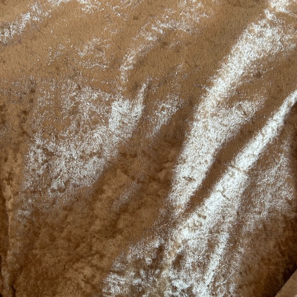 Vintage Velvet Floral Detailed Flared Long Sleeve Top - Picture 3 of 6